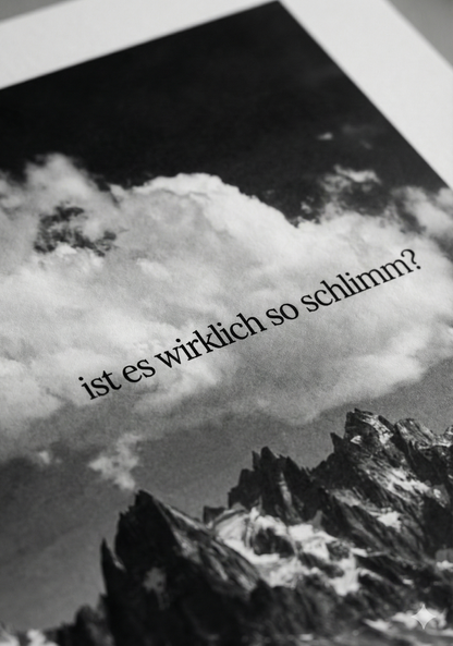 ist es wirklich so schlimm?