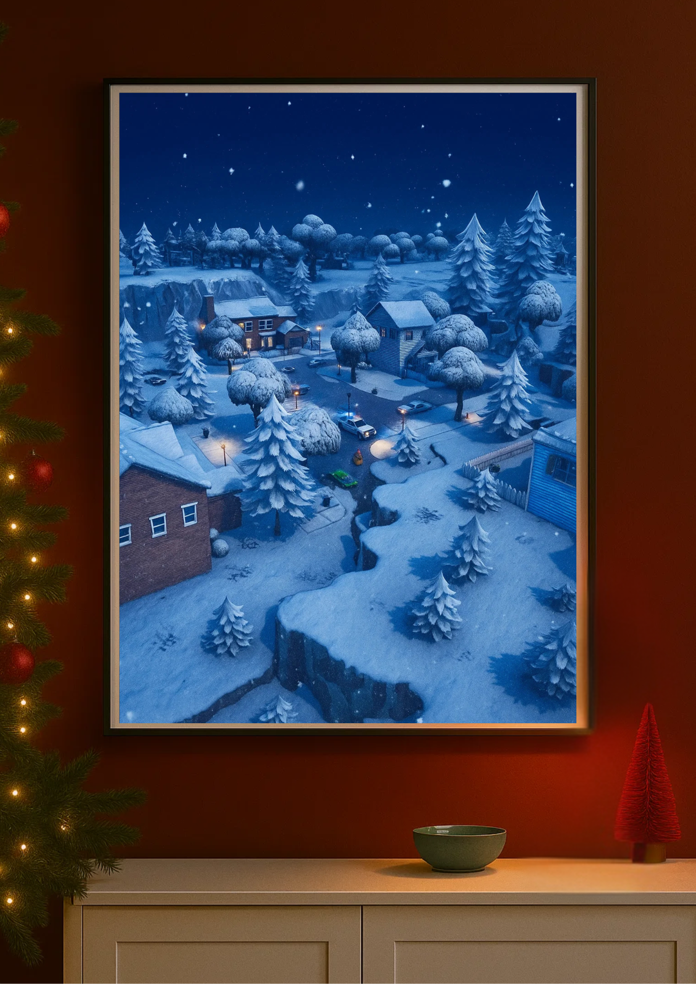 Snowy Springs Din A3