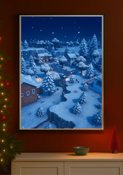 Snowy Springs Din A3