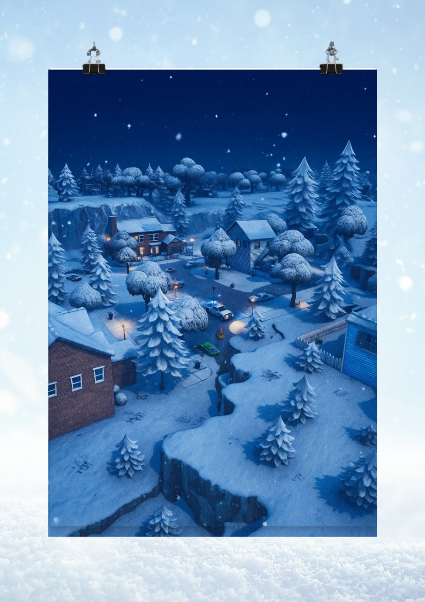 Snowy Springs Din A3