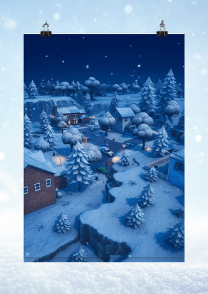 Snowy Springs Din A3