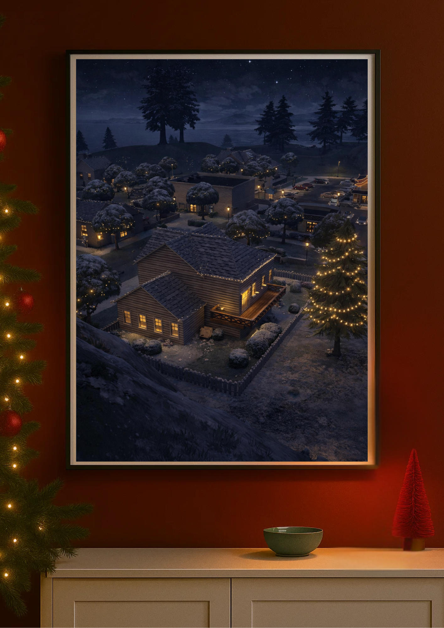 Glowy Grove - Din A3