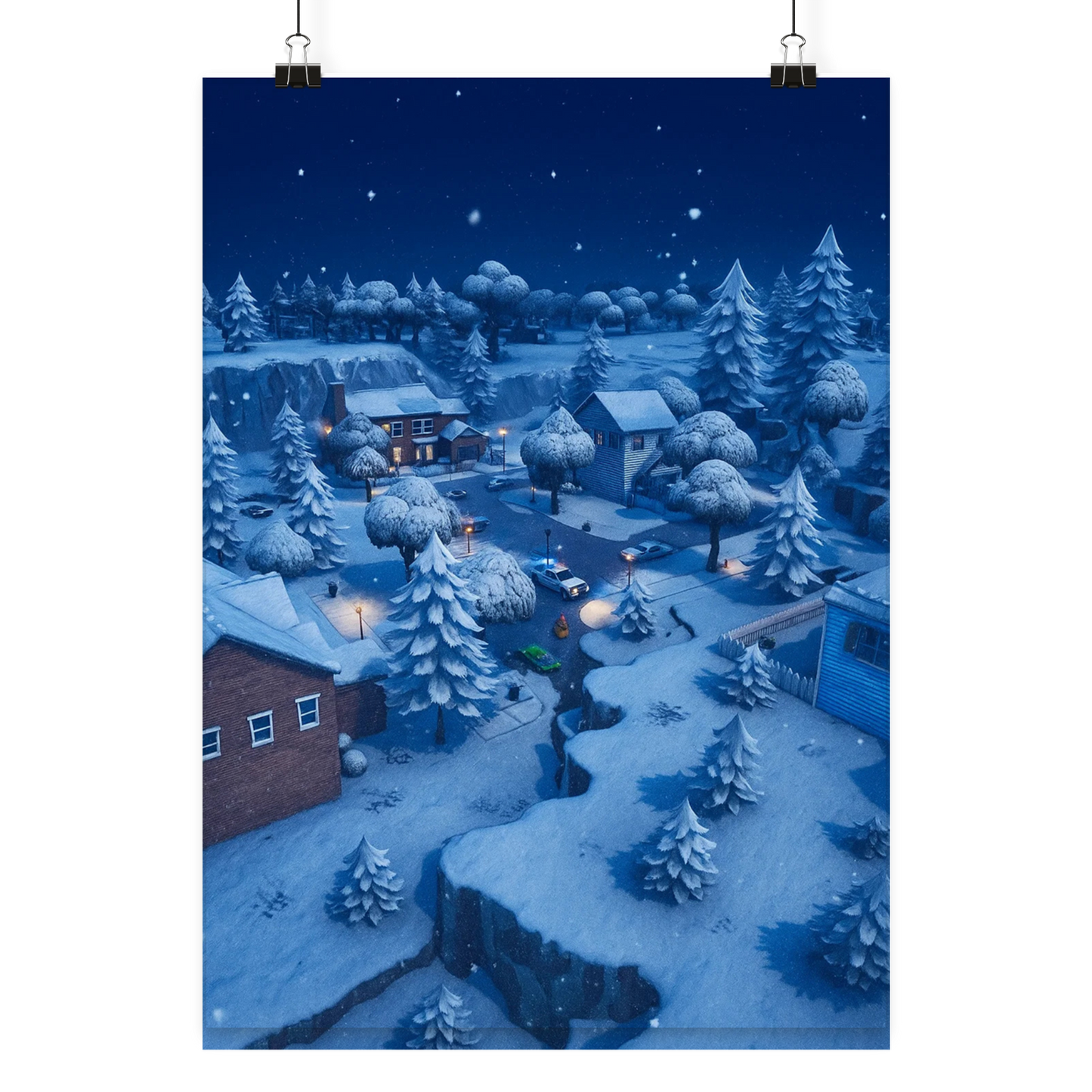 Snowy Springs Din A3